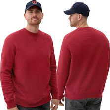 Bluza męska s.Oliver bordowy - 5XL