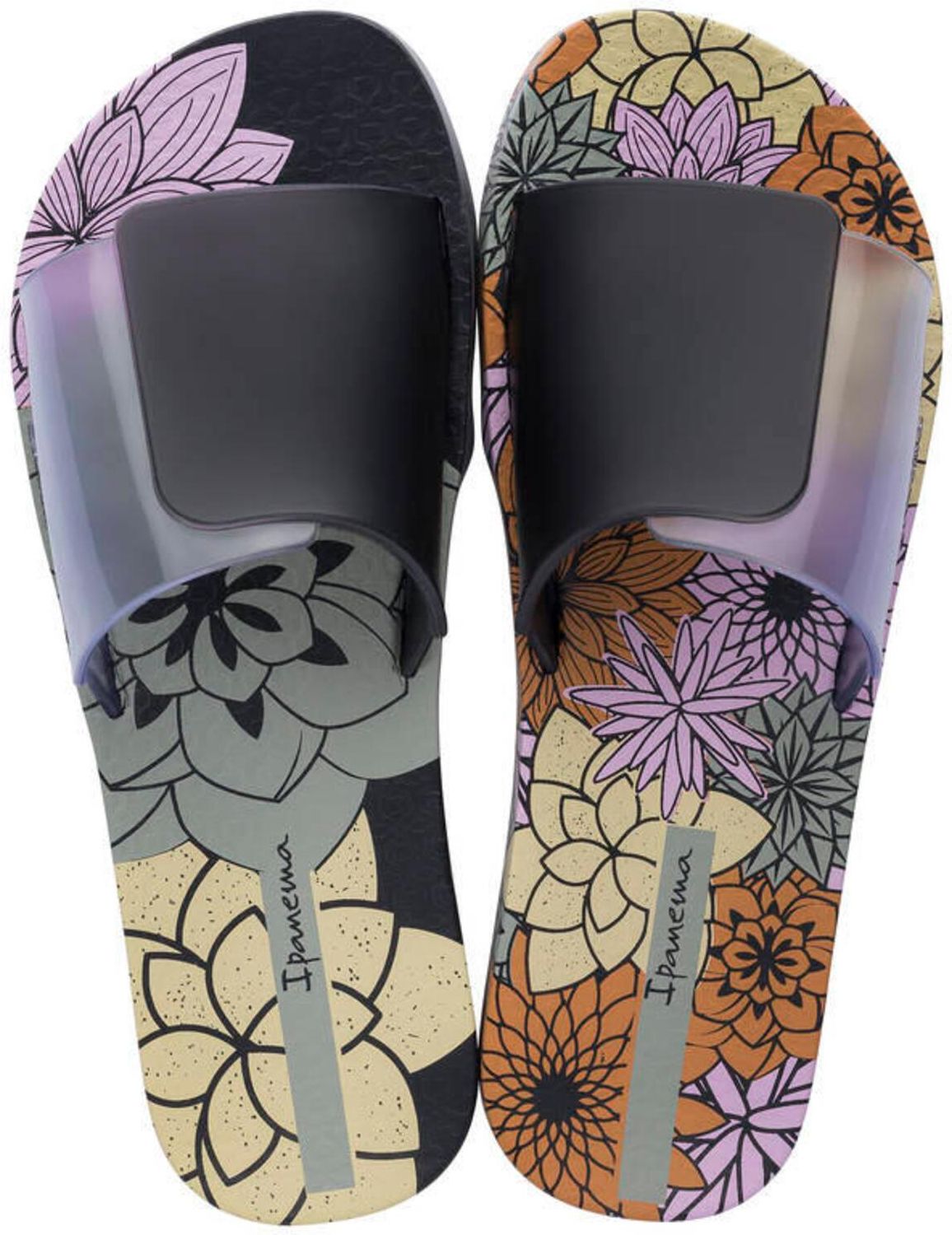 Ipanema Sense Slide Damen Badesandalen - X-Design Mit Tierprint Riemen