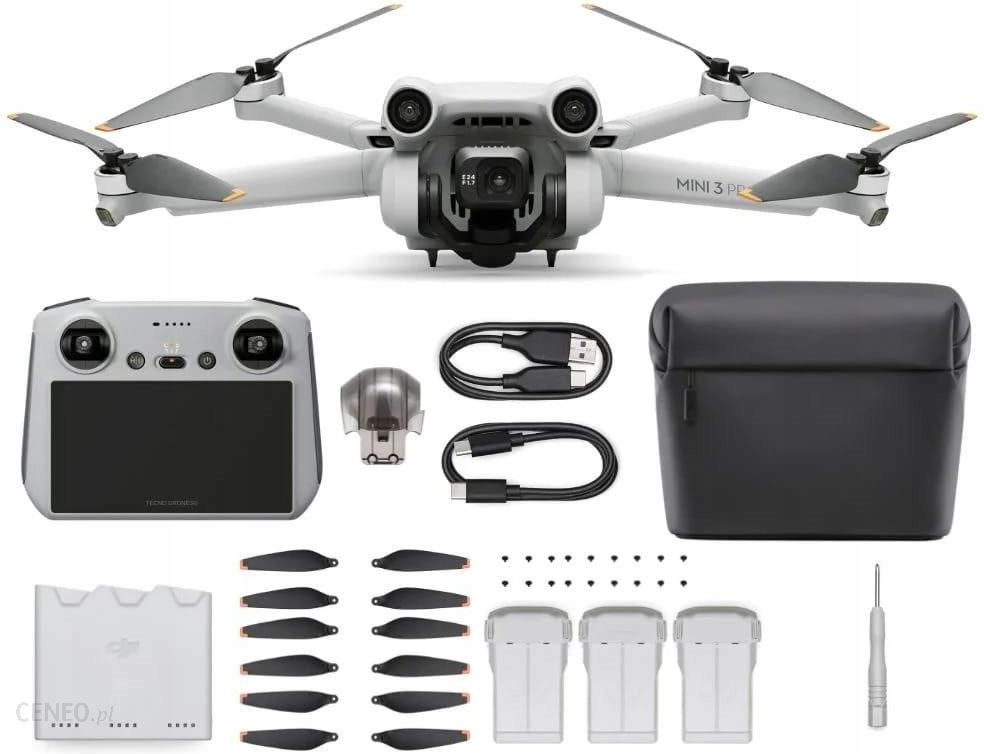 DJI Mini 3 Pro Drone with RC Controller, Fly More Kit Plus, Essential Acc  Kit CP.MA.00000492.01 N