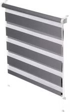 Zdjęcie Roleta Zebra Classic 724 72,5X150Cm Ciemnoszara Gardinia 956299527 - Płoty