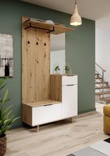 Zdjęcie Przedpokój Nordic Nc1 Dąb Artisan Biały 100349299 - Krobia