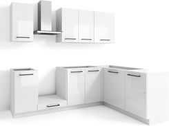 Zdjęcie Zestaw Mebli Kuchennych Siena 240X180 L P Biały Połysk 100350482 - Włocławek