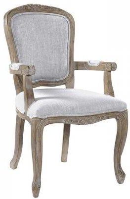 Krzesło Dkd Home Decor Drewno Poliester Jasnoszary (57X57 94 Cm) 15928524