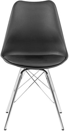 Krzesło Kaesfurt Black+Chrome 85X48X54 25749