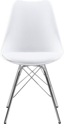 Krzesło Kaesfurt White+Chrome 85X48X54 25757