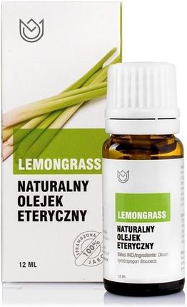 Olejek Eteryczny Lemongrassowy 12Ml Naturalne Aromaty Lemongrass Trawa Cytrynowa 13413