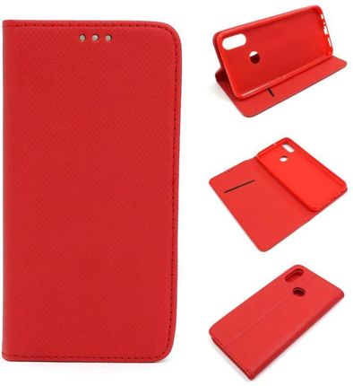 Etui Smart Magnet do telefonu Samsung Galaxy A10s A107 czerwone (38377)