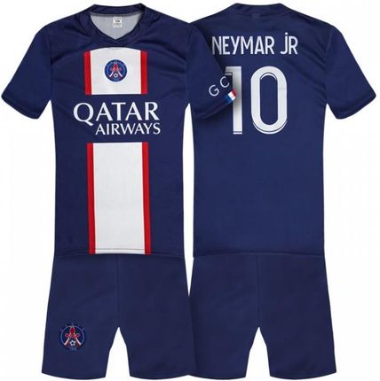 Neymar Jr 10 Strój Piłkarski Koszulka + spodenki Replika PSG