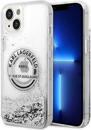 Karl Lagerfeld KLHCP14SLCRSGRS iPhone 14 6,1" srebrny/silver hardcase Liquid Glitter RSG (108451)