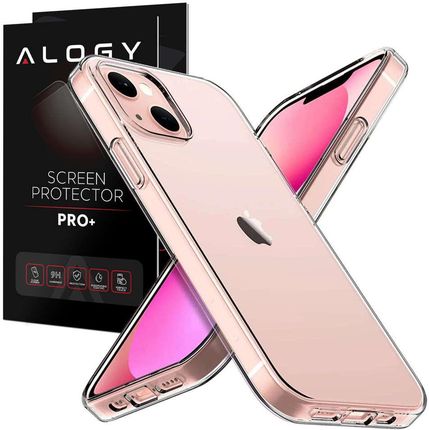Etui silikonowe obudowa Alogy case do Apple iPhone 14 Plus Przezroczyste + Szkło (52762)