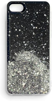 Star Glitter etui pokrowiec do iPhone 13 mini błyszcząca brokatowa obudowa czarny (29312)