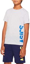 Zdjęcie Asics Koszulka Boy'S Tennis Cropped Ss Tee Mid Grey Heather 205814 - Garwolin