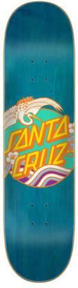 Santa Cruz Skateboards Blat Do Deskorolki Crane Dot Niebieski Pomarańczowy Morski 8"