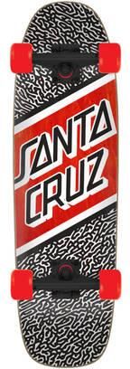 Santa Cruz Skateboards Cruiser Street Czarny Czerwony Biały 8.4"