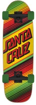 Santa Cruz Skateboards Cruiser Street Żółty Zielony Czerwony 8.79"