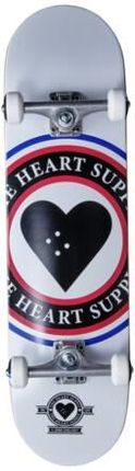Heart Supply Kompletna Insignia Biały Czarny Niebieski 8.25"