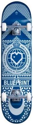 Blueprint Kompletna Home Heart Niebieski Biały 8"