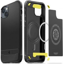 Etui Spigen Rugged Armor Mag z MagSafe do iPhone 14 Plus, czarne matowe (8809811864038)