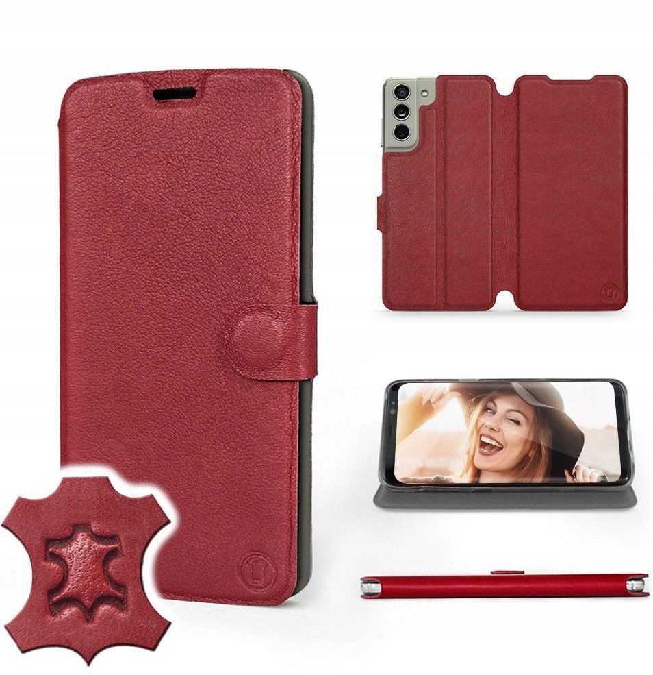 Etui Mobiwear do Samsung Galaxy S21 Fe - Dark Red (L_DRS_SAM_S21_FE ...