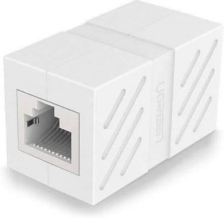 Złączka, przedłużka sieciowa RJ45 UGREEN NW114 Ethernet, 8P/8C, Cat.7, UTP (biała) (6957303823116)