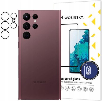 Wozinsky Full Camera Glass szkło hartowane 9H na cały aparat kamerę Samsung Galaxy S22 Ultra (63566)