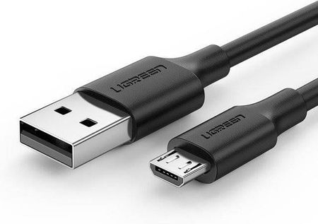 Kabel USB do Micro USB UGREEN QC 3.0 2.4A 0.5m (czarny) (6957303861354)