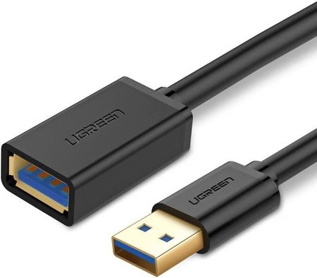 Kabel USB 3.0 przedłużający UGREEN 0.5m (czarny) (6957303831258)
