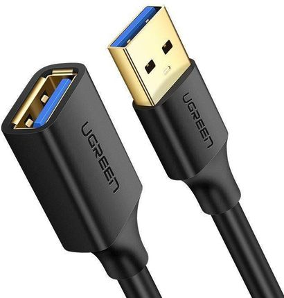 Kabel USB 3.0 przedłużający UGREEN 3m (czarny) (6957303831272)