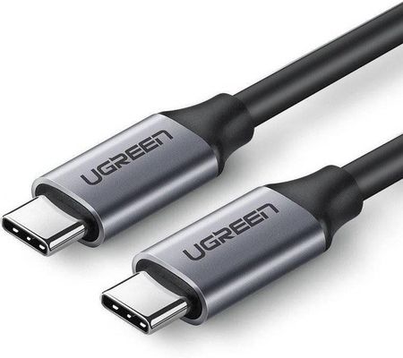 Kabel USB-C do USB-C 3.1 PD UGREEN Power Delivery 60W 1,5m (czarny) (6957303857517)