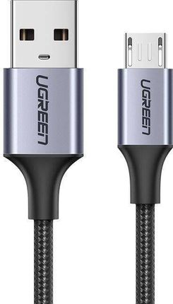 Kabel USB do Micro USB UGREEN QC 3.0 2.4A 1m (czarny) (6957303861484)
