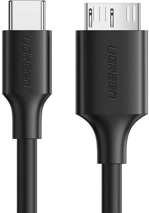 Kabel Micro-B USB 3.0 - USB-C UGREEN 1m (czarny) (6957303821037)