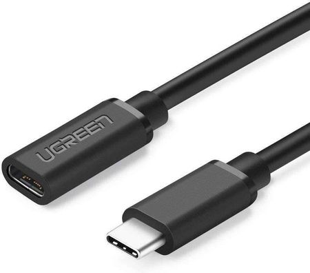 Przedłużający kabel USB-C 3.1 UGREEN, 4K, 60W, 0,5m (czarny) (6957303845743)