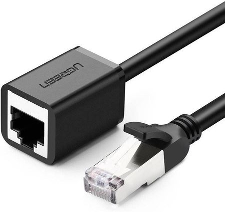 Kabel sieciowy UGREEN przedłużacz Ethernet RJ45, Cat. 6, FTP, z metalową wtyczną 1m, (czarny) (6957303882793)