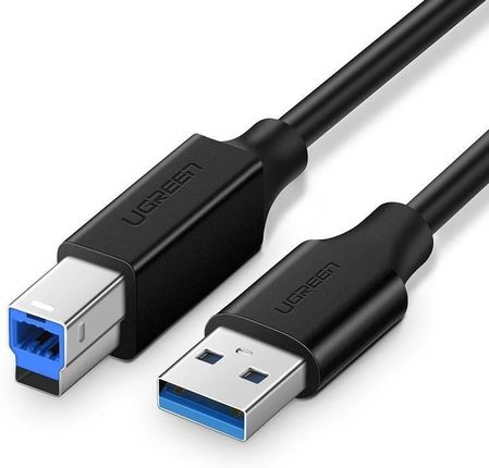 Kabel USB 3.0 A-B UGREEN US210 do drukarki, 2m (czarny) (6957303813728)