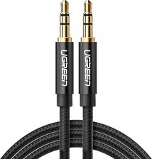 Zdjęcie Kabel mini jack 3,5mm UGREEN AV112, AUX, 2m (czarny) (6957303853632) - Warszawa
