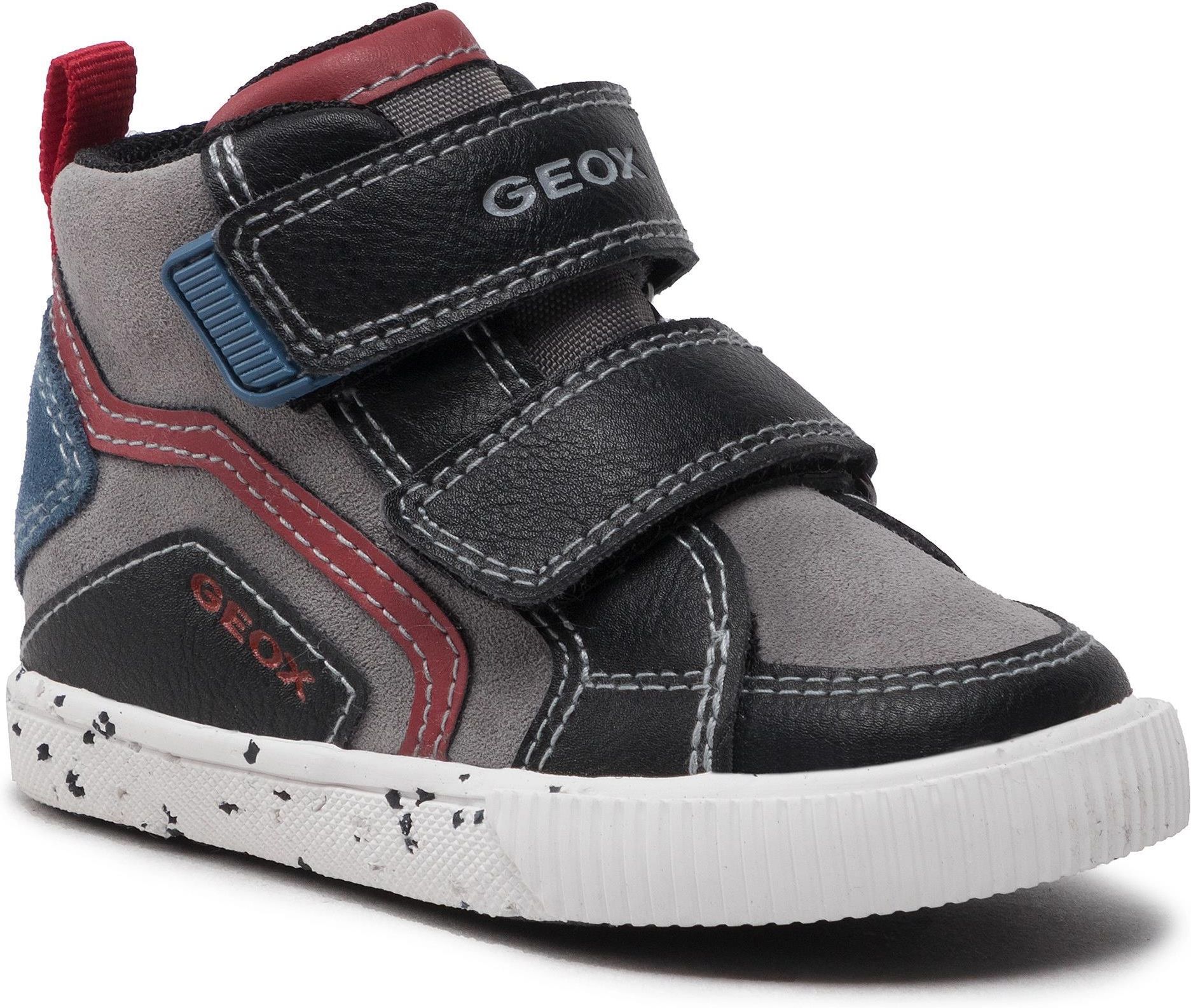 Sneakersy GEOX - B Kilwi B. C B04A7C 022ME C0260 M Black/Dk Red - Ceny ...