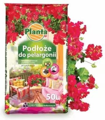 Ziemia Podłoże Do Pelargonii 50L Planta