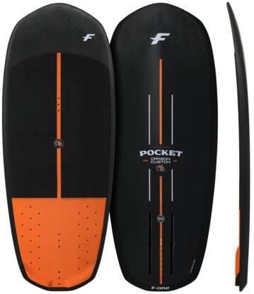 F-One Deska Kitesurfing Pocket Carbon Custom Czarny/Pomarańczowy
