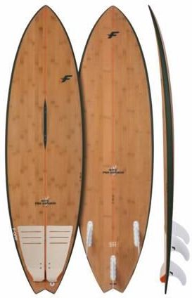 F-One Kiteboard Mitu Pro Bamboo Surf Brąz