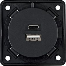 Berker Ładowarka Usb A+C Integro Antracyt 926202505