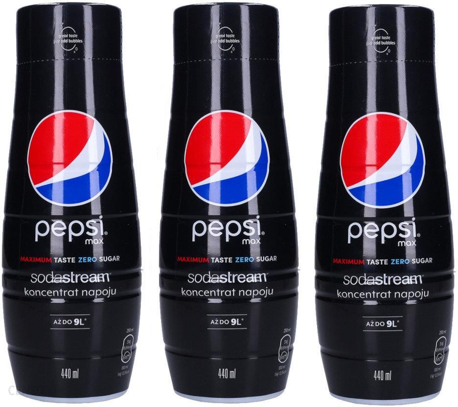 SodaStream Soda Mix Pepsi Max Mango Flavour Sparkling Water Syrup 3PK 440ml