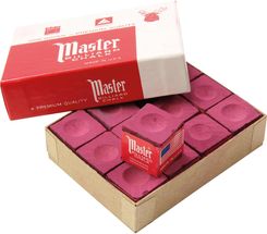 Zdjęcie Master Kreda Bilardowa Bordeaux Red 12 Szt Czerwony - Łowicz
