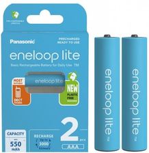 2 x akumulatory Panasonic Eneloop Lite AAA/R03 [550 mAh] - zdjęcie 1
