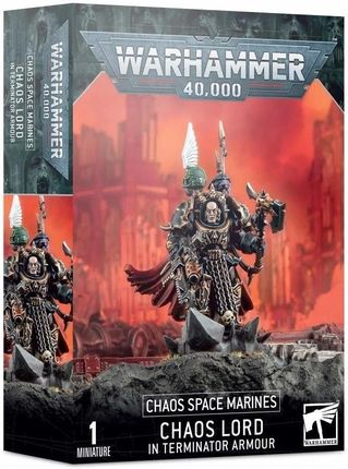 Games Workshop Warhammer 40k Chaos Space Marine Lord In Terminator Armour