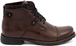 Zdjęcie Buty męskie zimowe C15F ciemny brąz - Siemiatycze