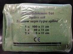 Zdjęcie Zestaw 4 Szyn Splint , Zielone. - Starogard Gdański