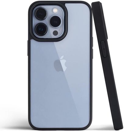 D-Pro Crystal Hybrid etui obudowa pokrowiec do iPhone 14 Pro (Clear/Black) (5111)