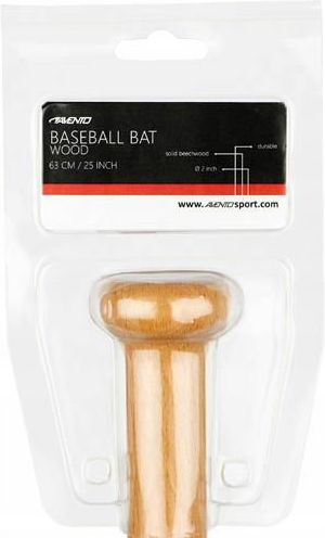 Avento Kij Baseballowy Drewniany 25 Cali 580 G 47Ak Brn + Piłka Abbey 39231UNIW - zdjęcie 4 Avento Kij Baseballowy Drewniany 25 Cali 580 G 47Ak Brn + Piłka Abbey 39231UNIW