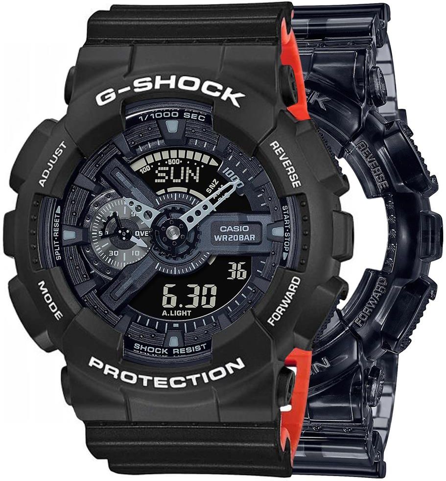Casio GSHOCK SET GA110SKE8AER + BEZEL 10508136 + PASEK 10577142