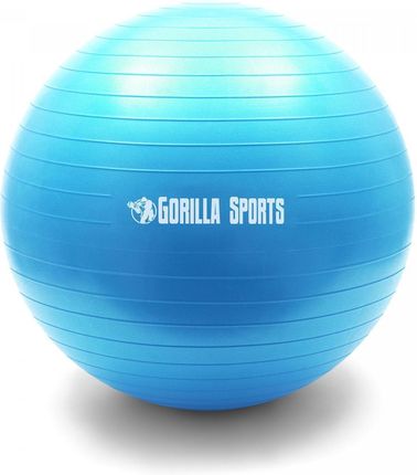 Gorilla Sports Piłka Do Ćwiczeń Niebieska 55cm Niebieski